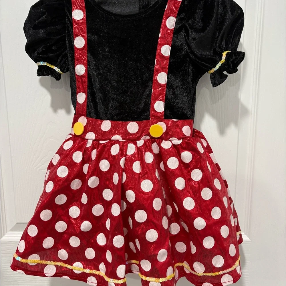 Disney Black and Red Polka Dot Kids Costume